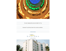Tablet Screenshot of barsanahotels.com